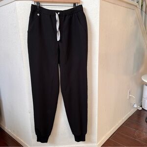 FIGS Black Tansen Jogger Scrub Pants size L